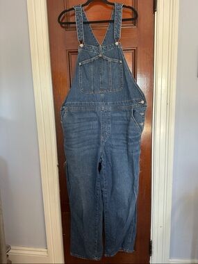 Old Navy Workwear Straight Leg Denim Overalls - 20